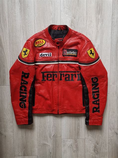 replica ferrari leather jackets|ferrari leather jackets for men.